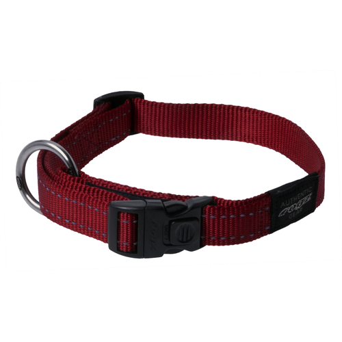 FANBELT - COLLAR RED RELECTIVE 20MM